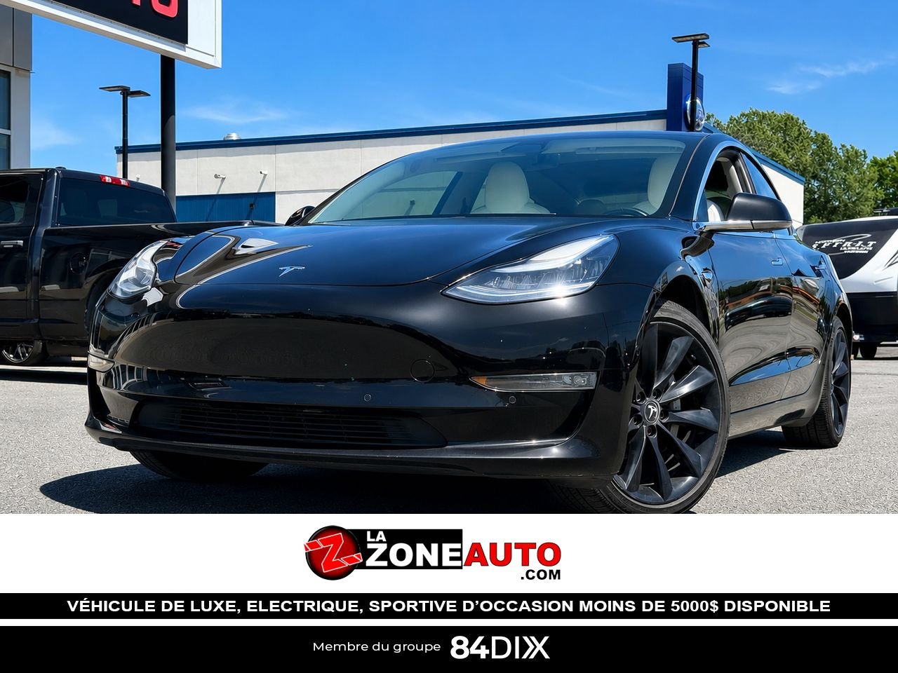 Tesla Model 3 2019 Noir Granby - photo #0