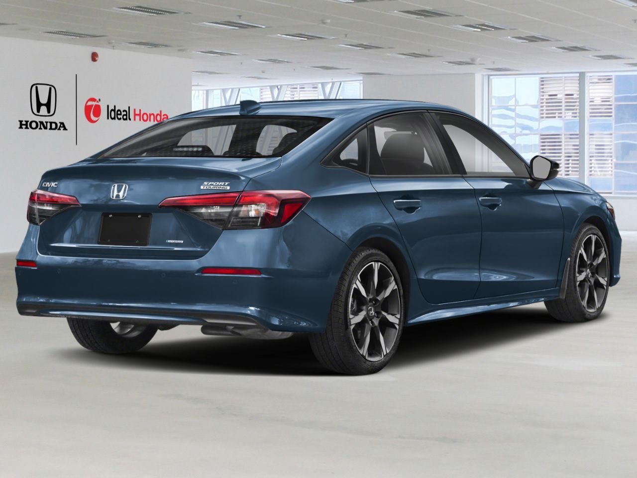 2026 Honda Civic Sedan Hybrid Blue Lagoon Pearl Mississauga - photo #1