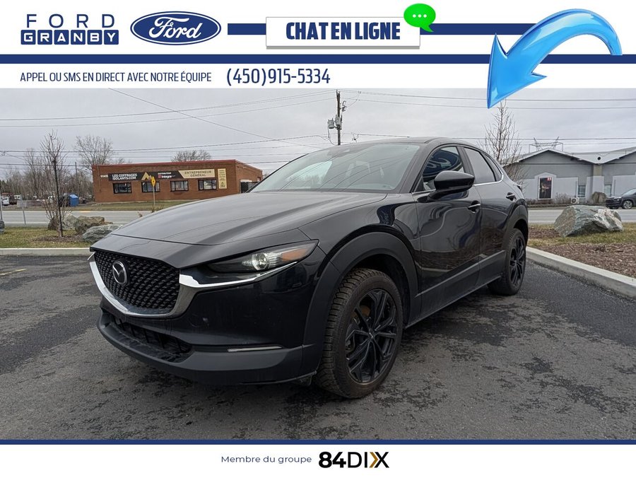 Mazda CX-30 GS AWD, SIEGES ET VOLANT CHAUFFANTS 2023 Noir