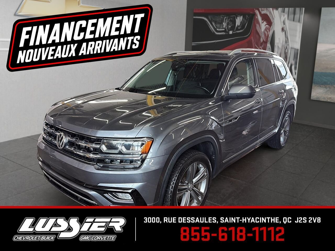 2019 VOLKSWAGEN ATLAS EXECLINE 4D UTILITY 3.6 Grey Saint-Hyacinthe - photo #0
