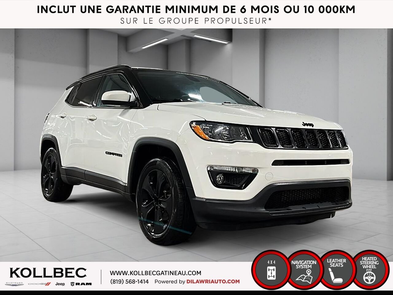 2020 Jeep Compass 25571 | NORTH AWD White Gatineau - photo #11