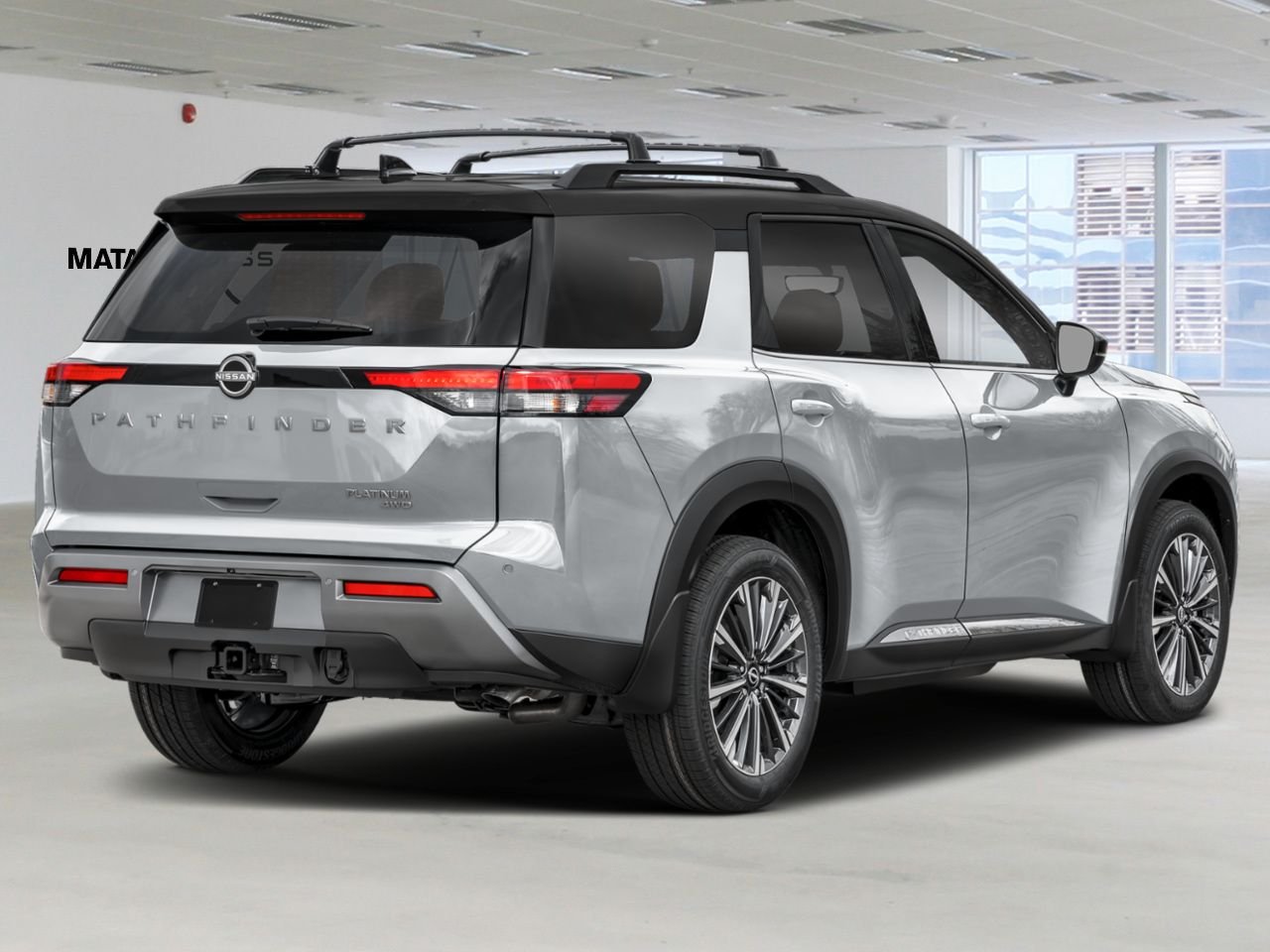 2026 NISSAN Pathfinder Everest While Pearl Tricoat/Super Black Matane - photo #2