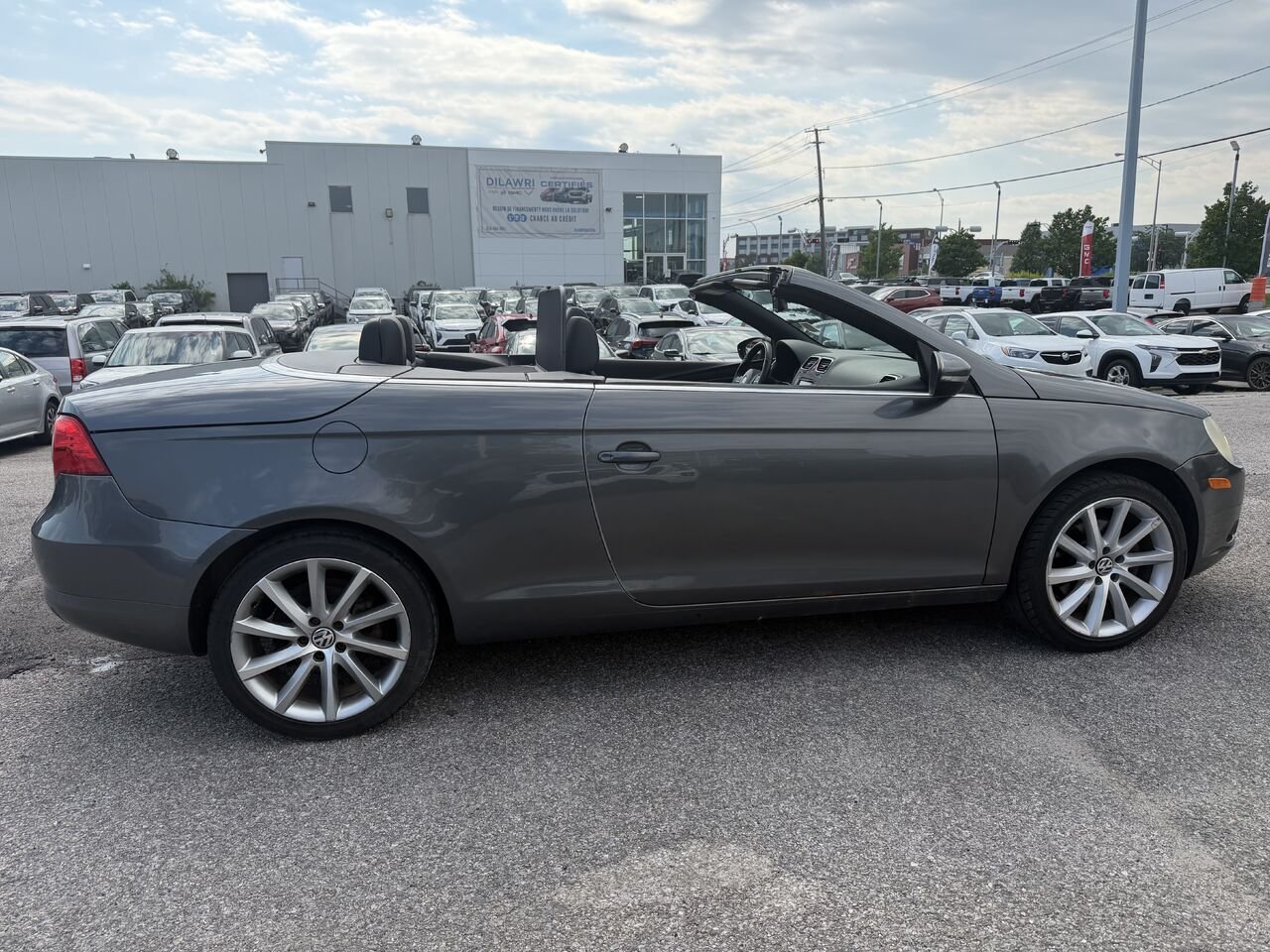VOLKSWAGEN EOS DSG Highline décapotable 2 portes 2011 Gris Gatineau - photo #10