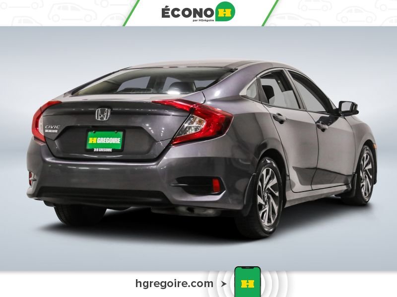 Honda Civic 821463 | EX AUTO TOIT GR ÉLEC A/C BLUETOOTH CAMÉRA MAGS 2016 Gris Laval - photo #7