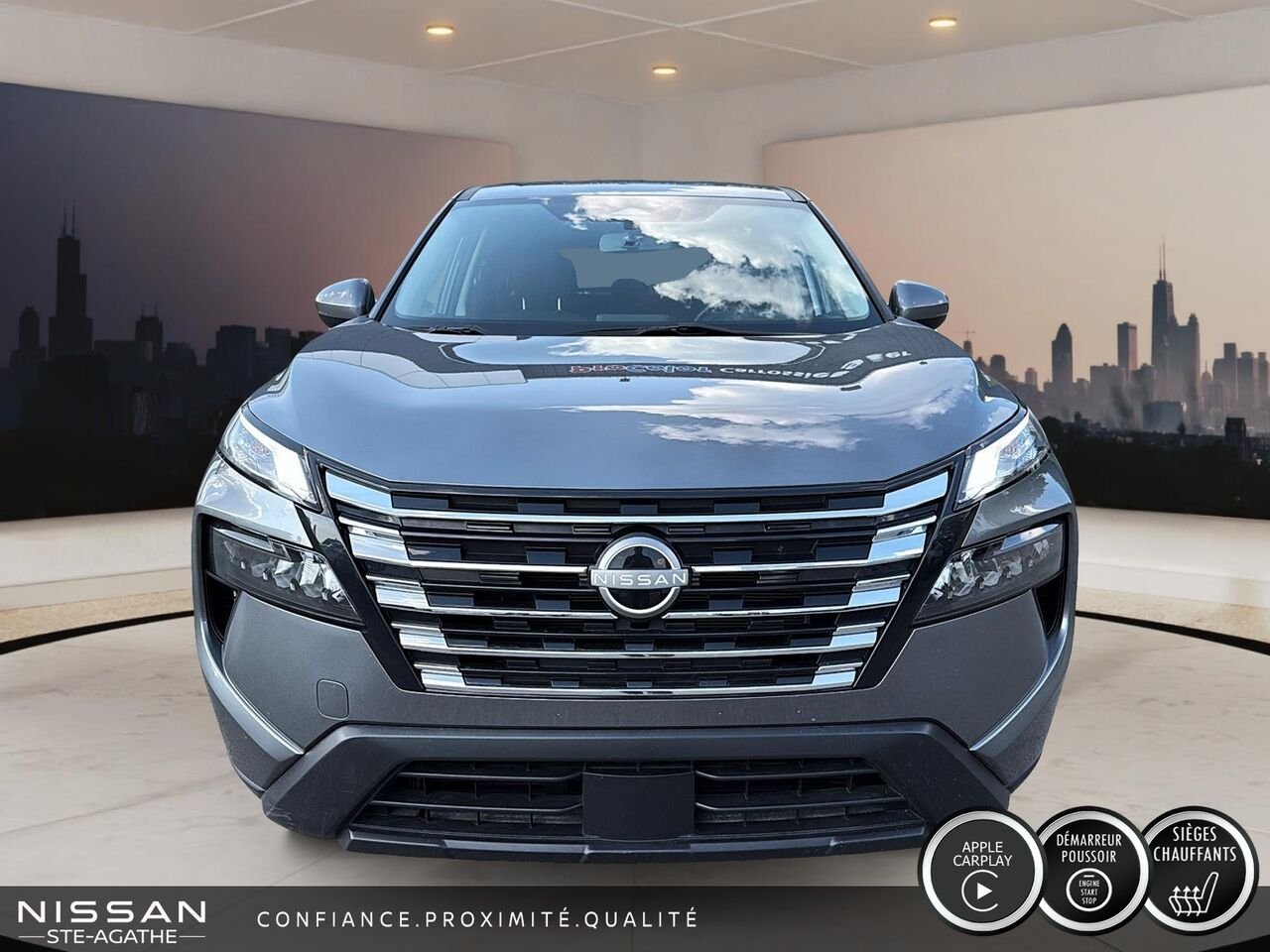 Nissan Rogue 2024 Gris Saint-Jérôme - photo #1