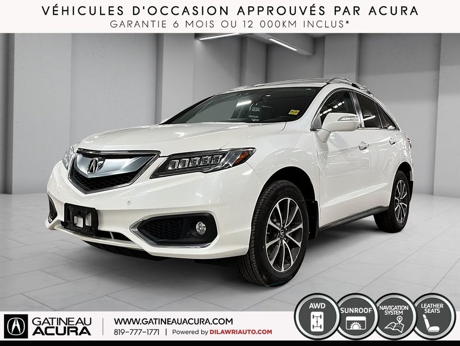 2018 Acura RDX Élite AWD White