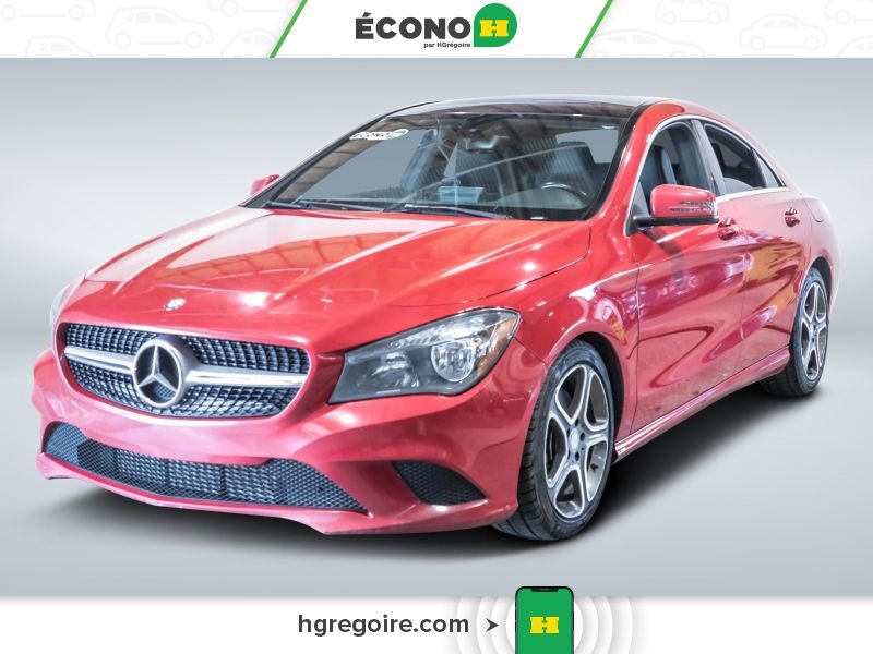 Mercedes Benz CLA 821588 | CLA 250 4 MATIC CUIR TOIT BLUETOOTH MAGS 2016 Rouge Laval - photo #2