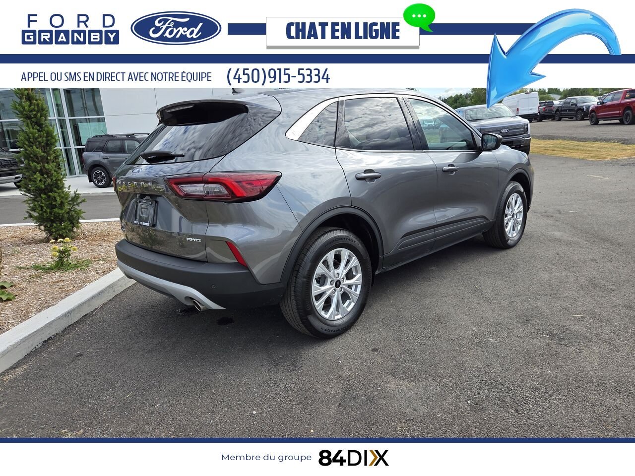 Ford ESCAPE 2024 Gris Granby - photo #6