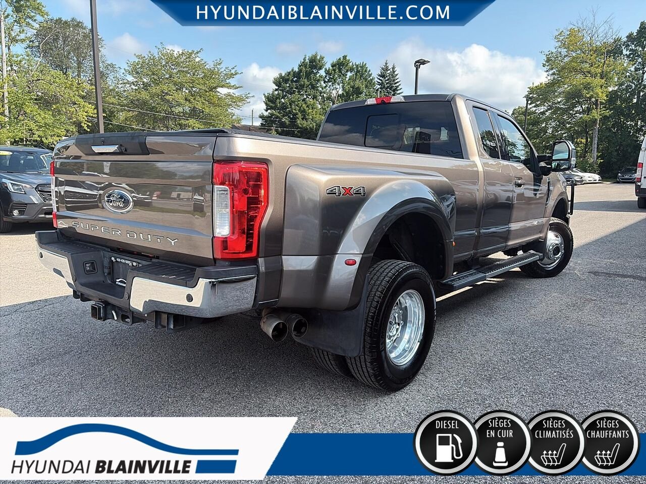 Ford Super Duty F-350 à roues arrière jumelées 2019 Brun Blainville - photo #3