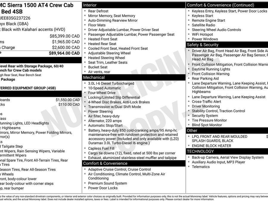 2025 GMC Sierra 1500 2025 Black