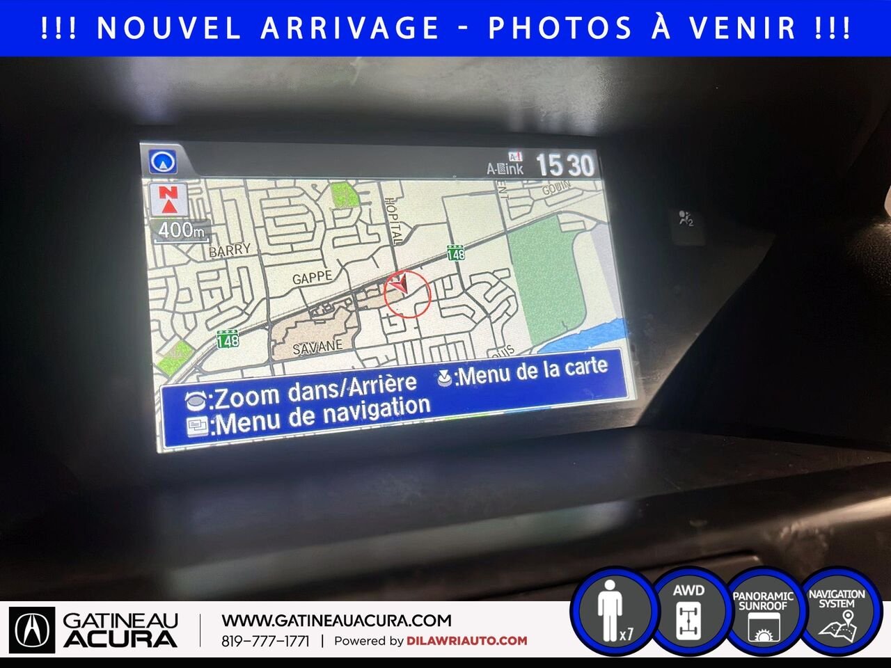 Acura MDX Élite SH-AWD 2017 Argent Ottawa & Gatineau - photo #12