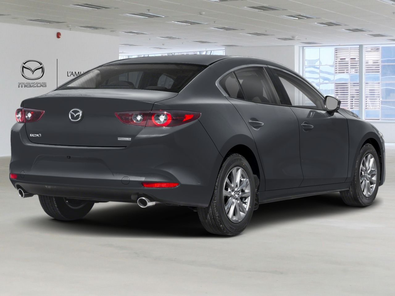 Mazda Mazda3 NIV JM1BPABM4S1798607 2025 Noir de jais mica Chicoutimi - photo #2