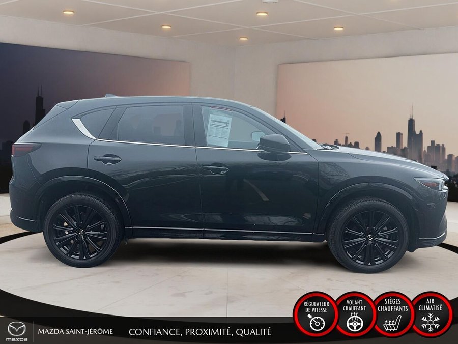 2023 Mazda CX-5 Sport turbo | AWD | TOIT OUVRANT | CUIR | NAV | Black
