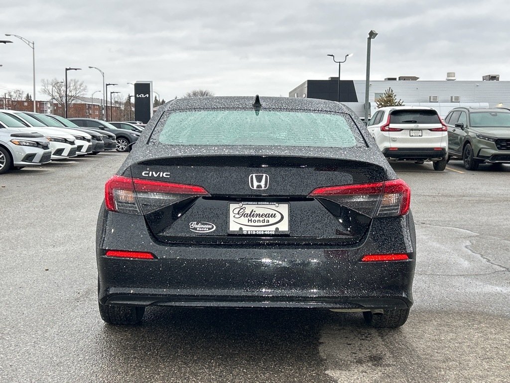 Honda Civic Sedan LX 2023 Noir Gatineau - photo #4