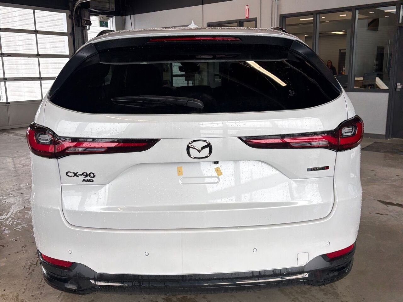 MAZDA CX-90 hybride léger GT-P TI 2026 Blanc rhodium métallisé Châteauguay - photo #7