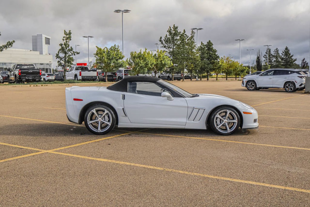 2013 Chevrolet Corvette 2dr Conv Grand Sport 3LT White Sherwood Park - photo #9