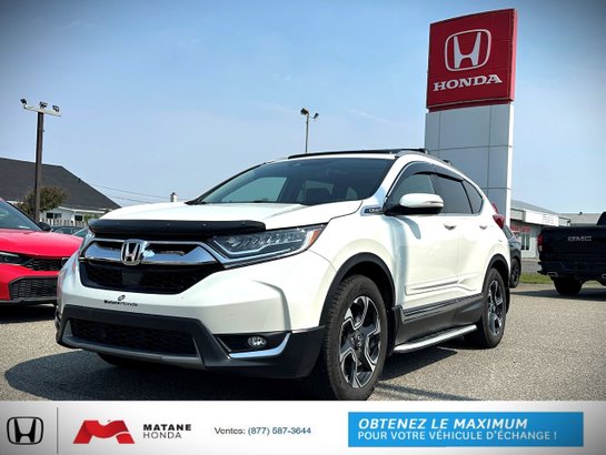 2017 Honda CR-V TOURING 2017 BLANC/NOI