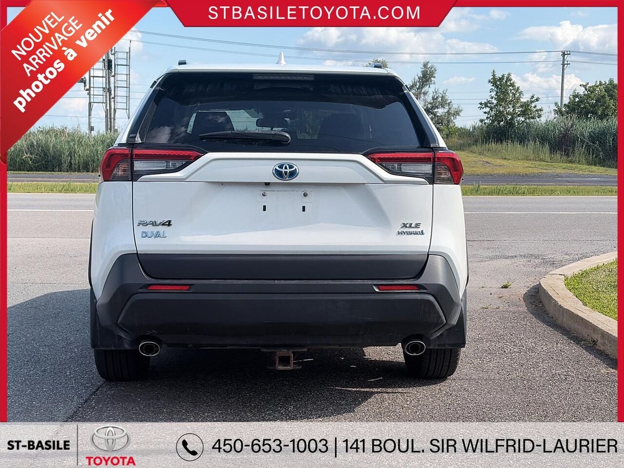 TOYOTA RAV4 Hybride 2020 Blanc Saint-Basile-le-Grand - photo #2