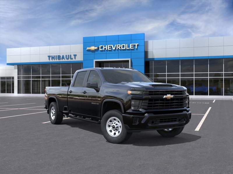 CHEVROLET SILVERADO 3500HD WT cabine multiplace 4RM 172 po 2026 Noir Sherbrooke - photo #0