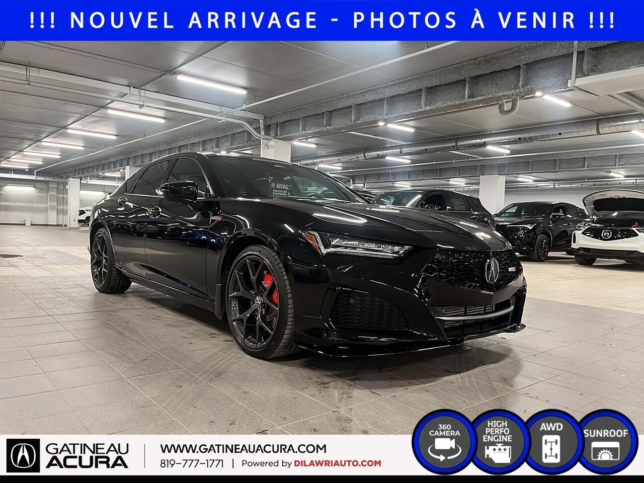 Acura TLX Type S SH-AWD 2025 Noir Gatineau - photo #2