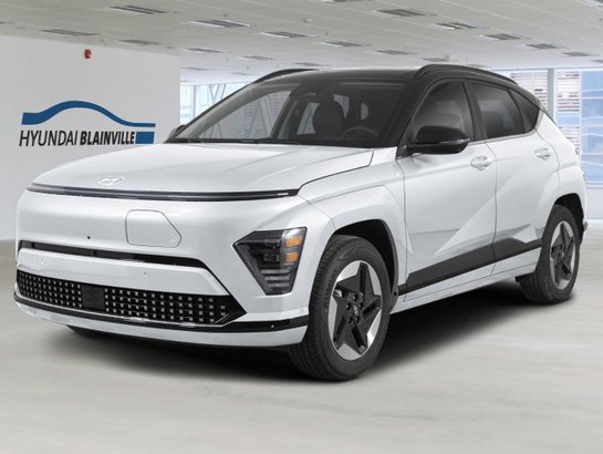 Hyundai Kona électrique 2026 2026 Blanc Atlas avec toit Noir abyssal