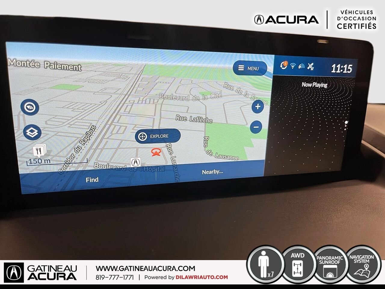 2023 Acura RDX A-Spec SH-AWD Black Gatineau - photo #3