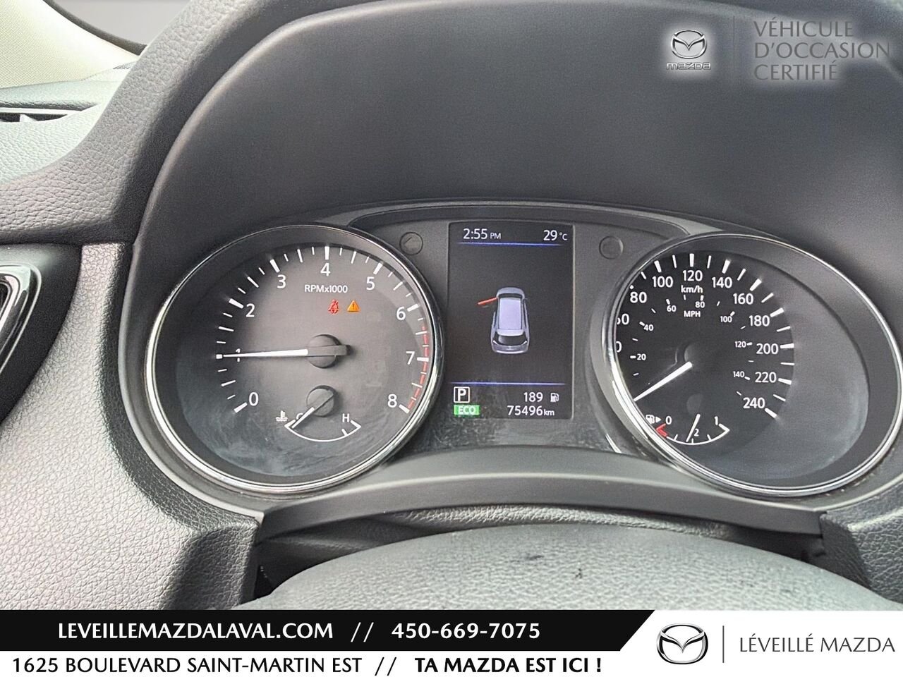 2018 Nissan Rogue S TA Black Laval - photo #12