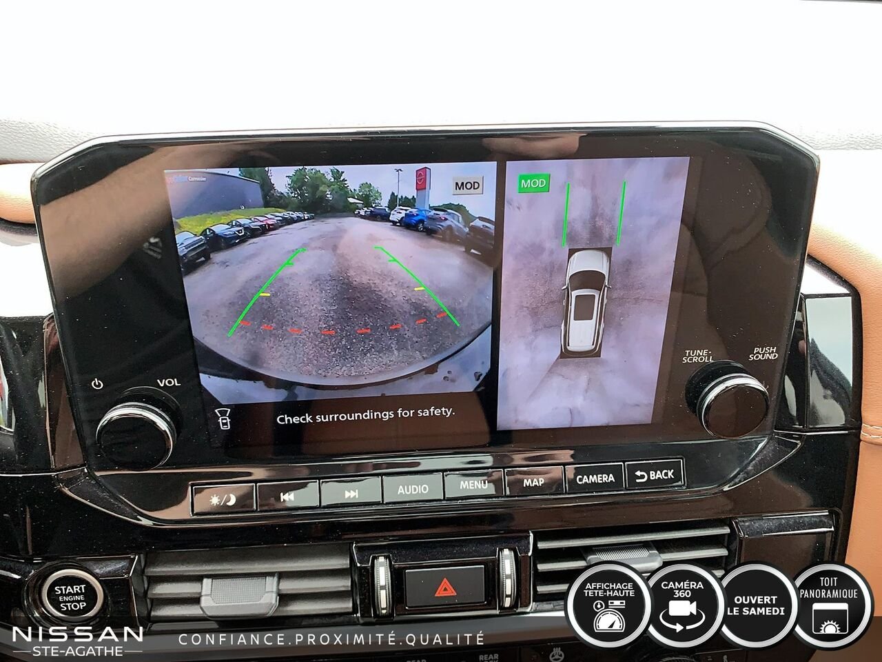 2023 Nissan Pathfinder Platinum | CUIR BRUN | TOIT PANORAMIQUE | TOWING PACKAGE | Green Saint-Jérôme - photo #20