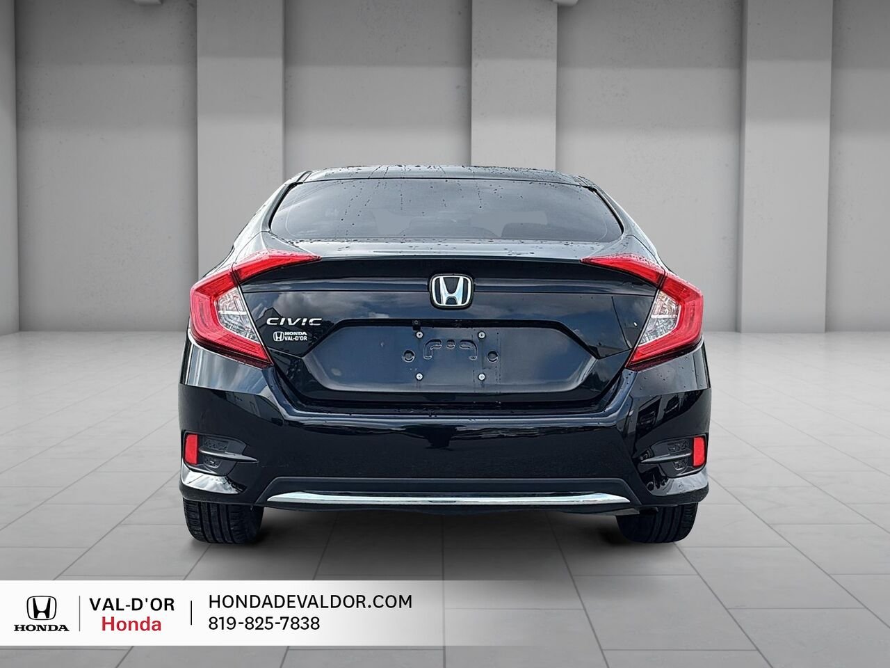 Honda Civic Berline LX CVT 2019 Noir Val-d'Or - photo #2