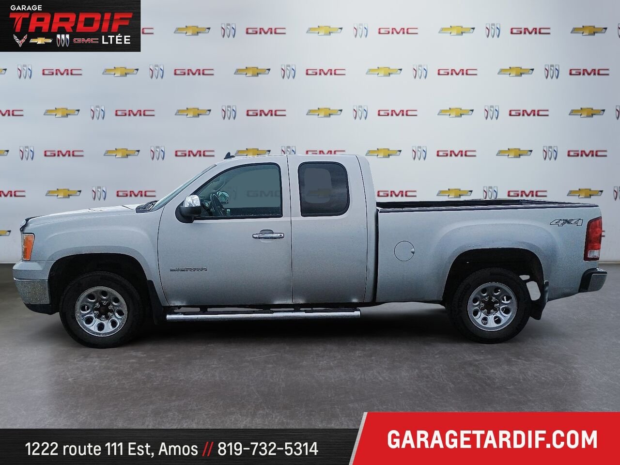 2011 GMC SIERRA 1500 CAISSE STANDARD DE 6 PIEDS 6 TEL QUEL Grey Amos - photo #4
