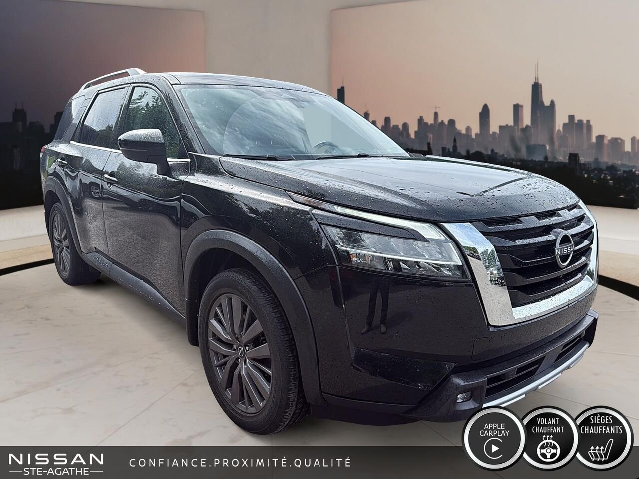 Nissan Pathfinder 2022 Noir Ste-Agathe des Monts - photo #2