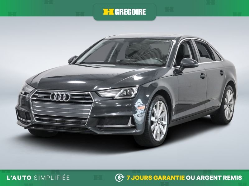 Audi A4 726615A | Komfort AWD AUTO A/C TOIT NAV MAGS CAM RECUL BLUET 2019 Gris Laval - photo #2