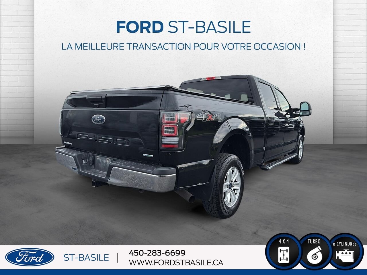 Ford F-150 2018 Noir Saint-Basile-le-Grand - photo #7