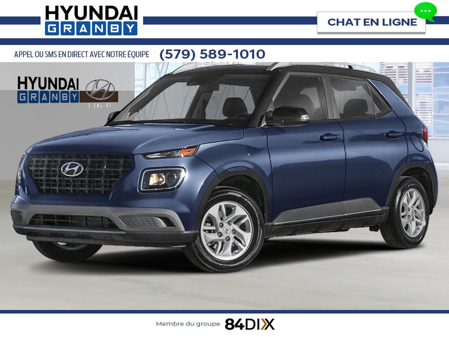 HYUNDAI Venue 2026 2026 Denim avec toit blanc