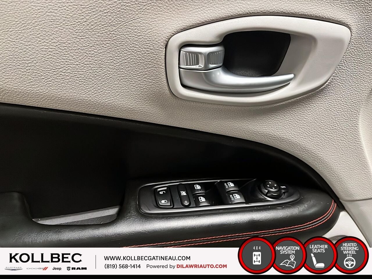 2018 JEEP COMPASS Limited 4x4 White Ottawa & Gatineau - photo #23