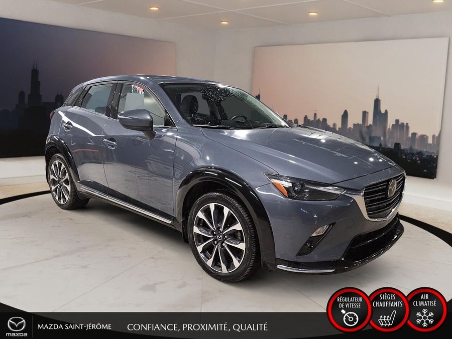 Mazda CX-3 GT | AWD | TOIT OUVRANT | CUIR | 2022 Bleu