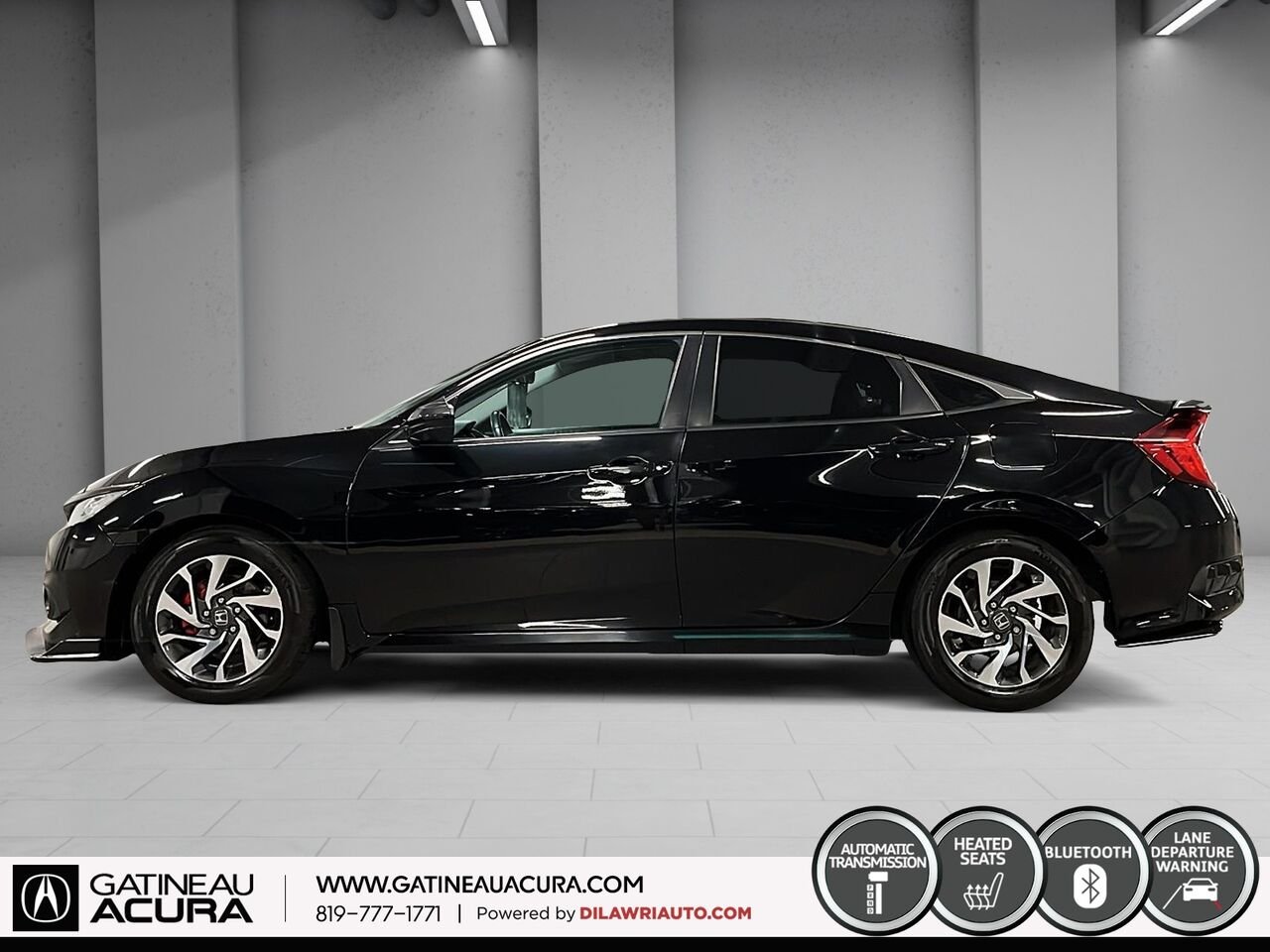 2018 Honda Civic SE Black Gatineau - photo #16