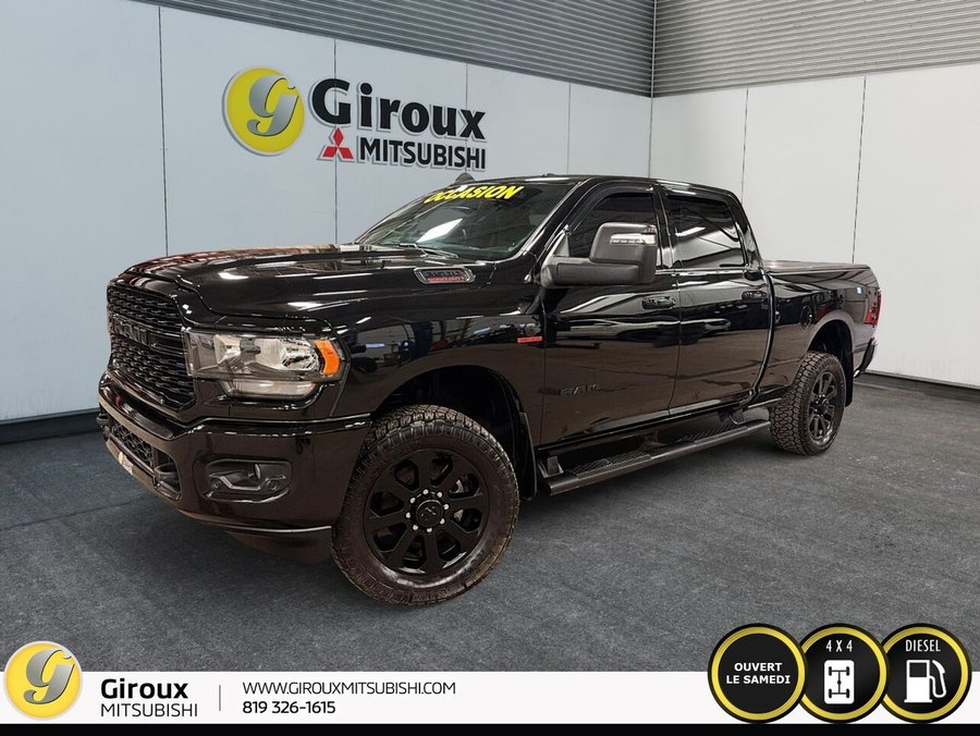 RAM 2500 Big Horn cabine d'équipe 4x4 caisse de 6 pi 4 po 2024 Noir