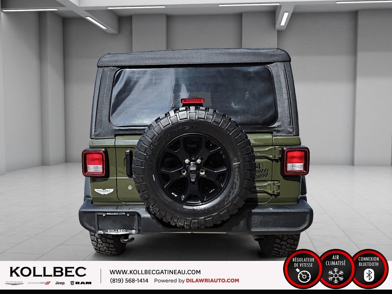JEEP WRANGLER Willys Sport 4x4 2023 Vert Ottawa & Gatineau - photo #14