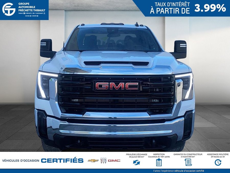 GMC SIERRA 2500HD Pro cabine multiplace 4RM 172 po 2024 Blanc