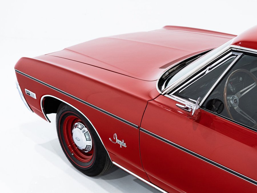 Chevrolet Impala 1968 1968 Rouge