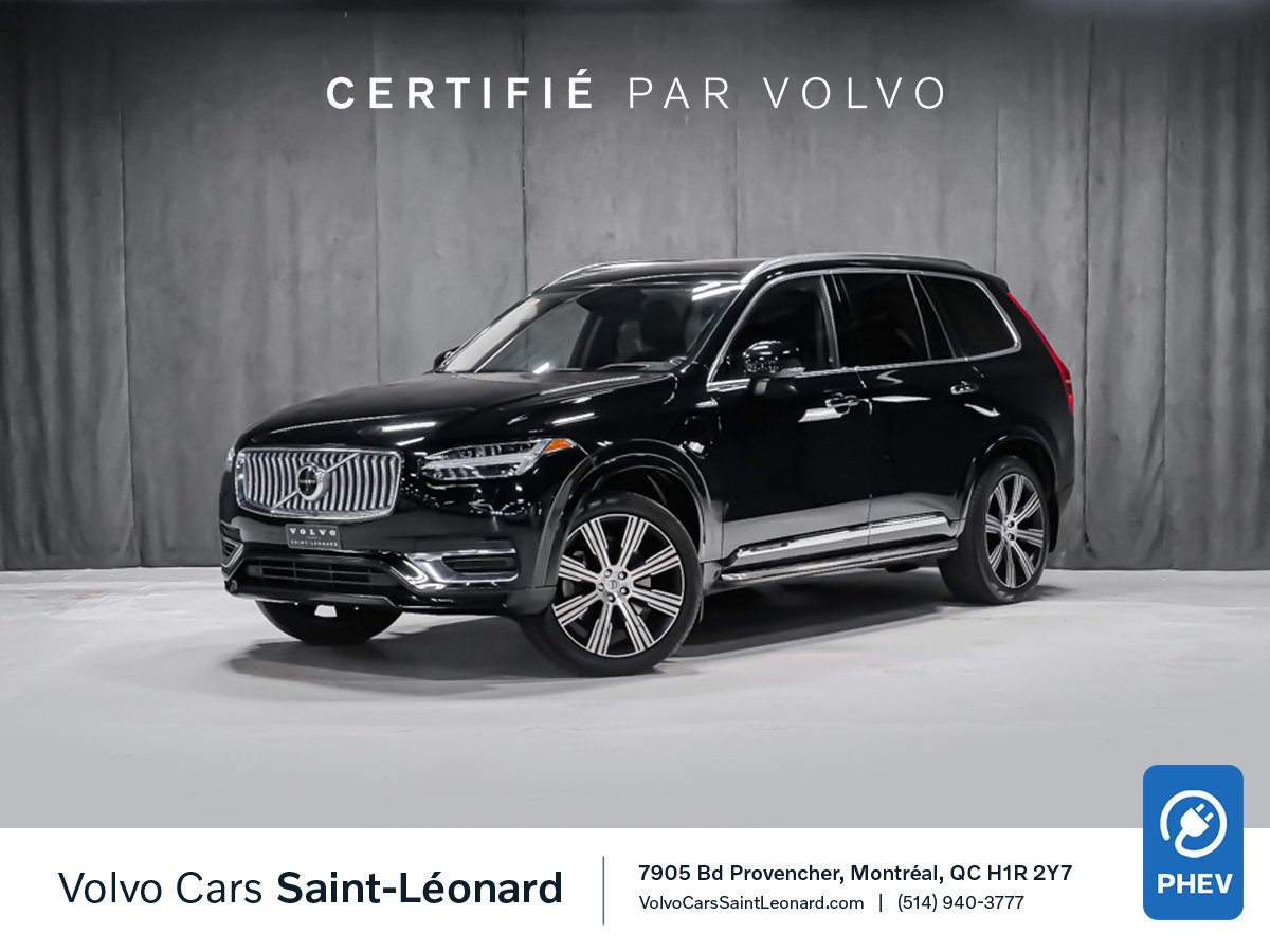 Volvo XC90 Recharge T8 INSCRIPTION CLIMAT ADVANCED BOWERS 2022 Noir Montréal - photo #0