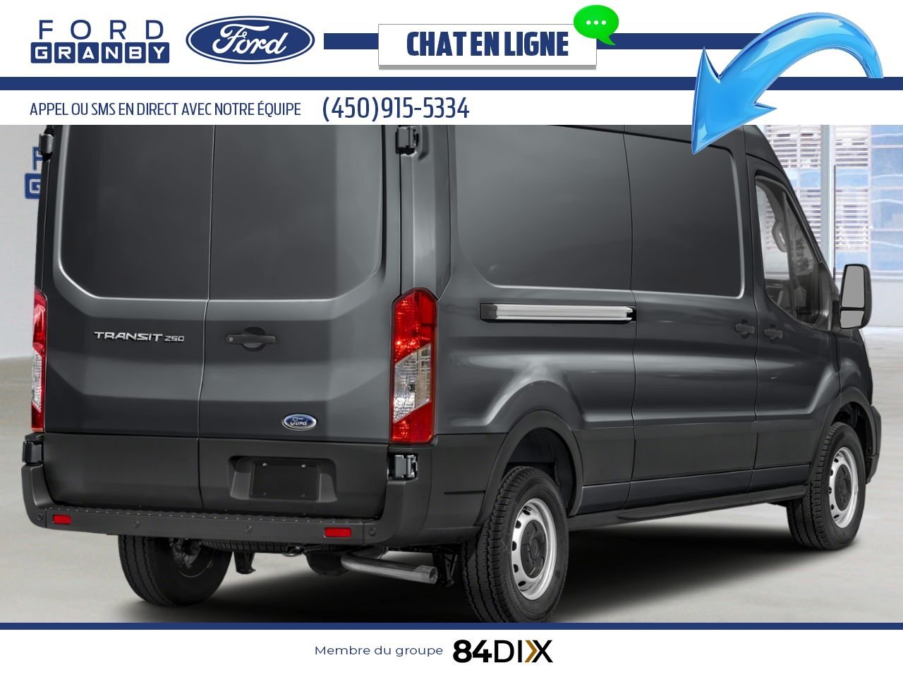2025 Ford Transit Cargo Van Carbonized Grey Metallic Granby - photo #1