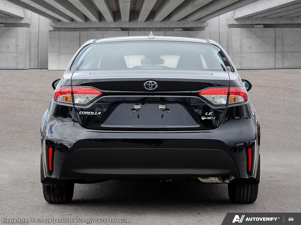 2026 Toyota Corolla 2602019 | Hybrid LE Midnight Black Metallic Edmonton - photo #4