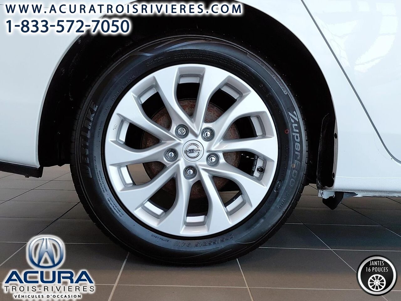 Nissan Sentra SV 2018 Blanc Trois-Rivières - photo #9
