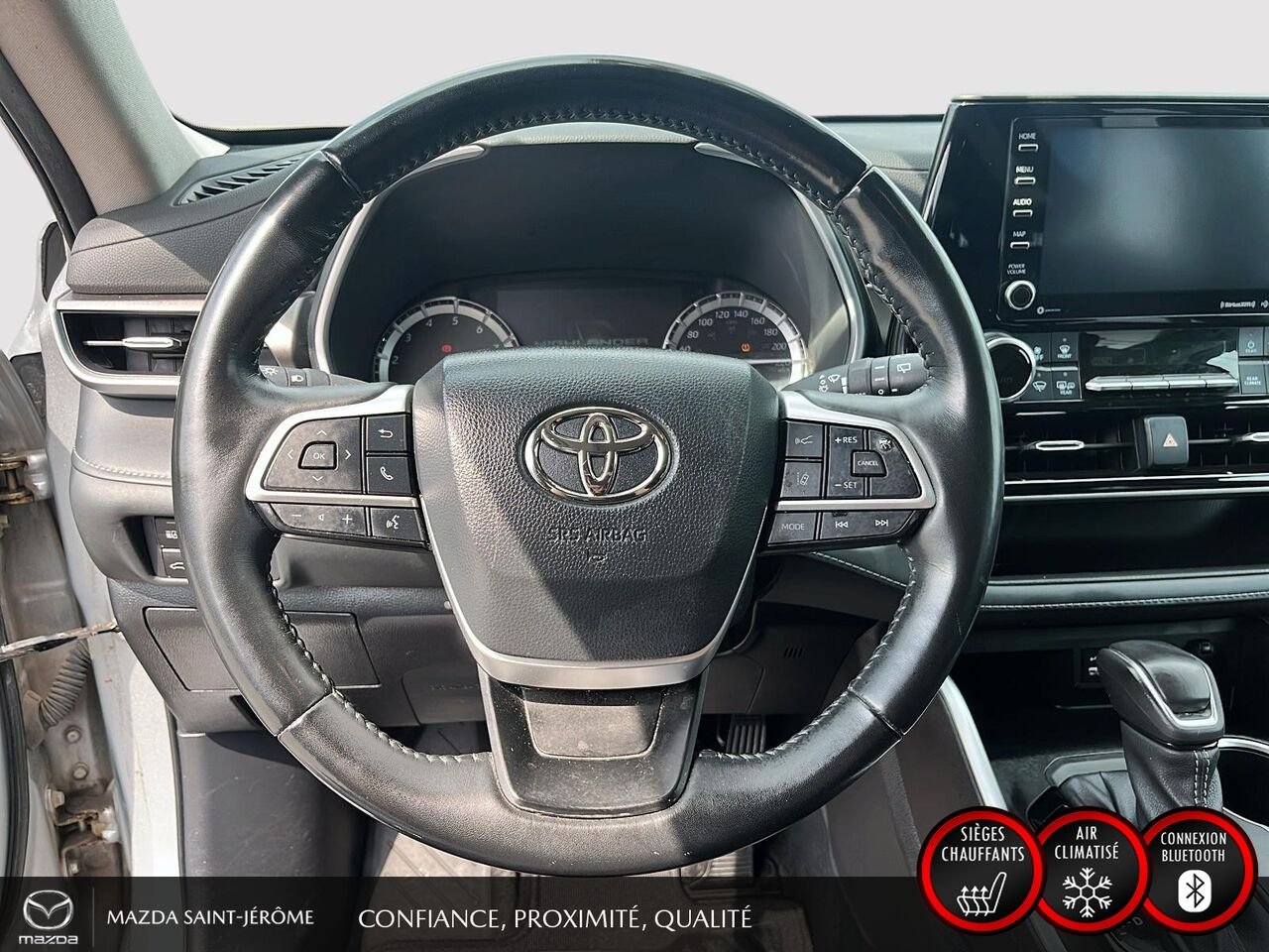 2022 Toyota Highlander XLE | TOIT OUVRANT | CUIR | AWD | Silver Saint-Jérôme - photo #13