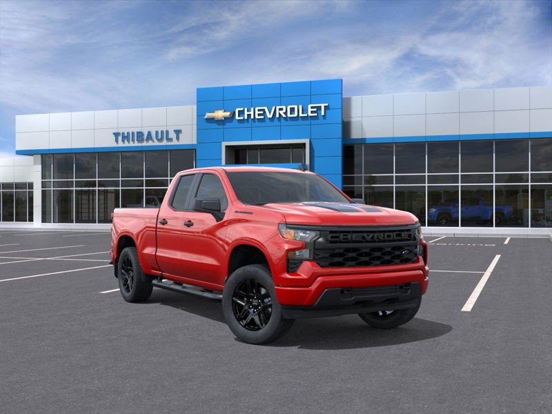 CHEVROLET Silverado 1500 Custom cabine double 4RM 147 po 2026 ROUGE ARDENT Sherbrooke - photo #0