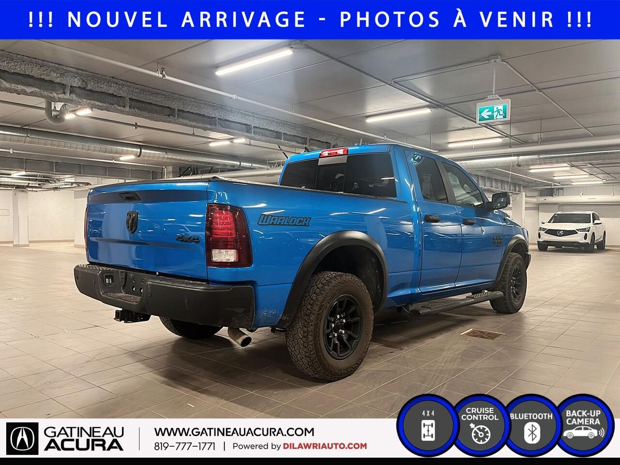 Ram 1500 Classic Warlock Quad Cab 4x4 2021 Bleu Ottawa & Gatineau - photo #4
