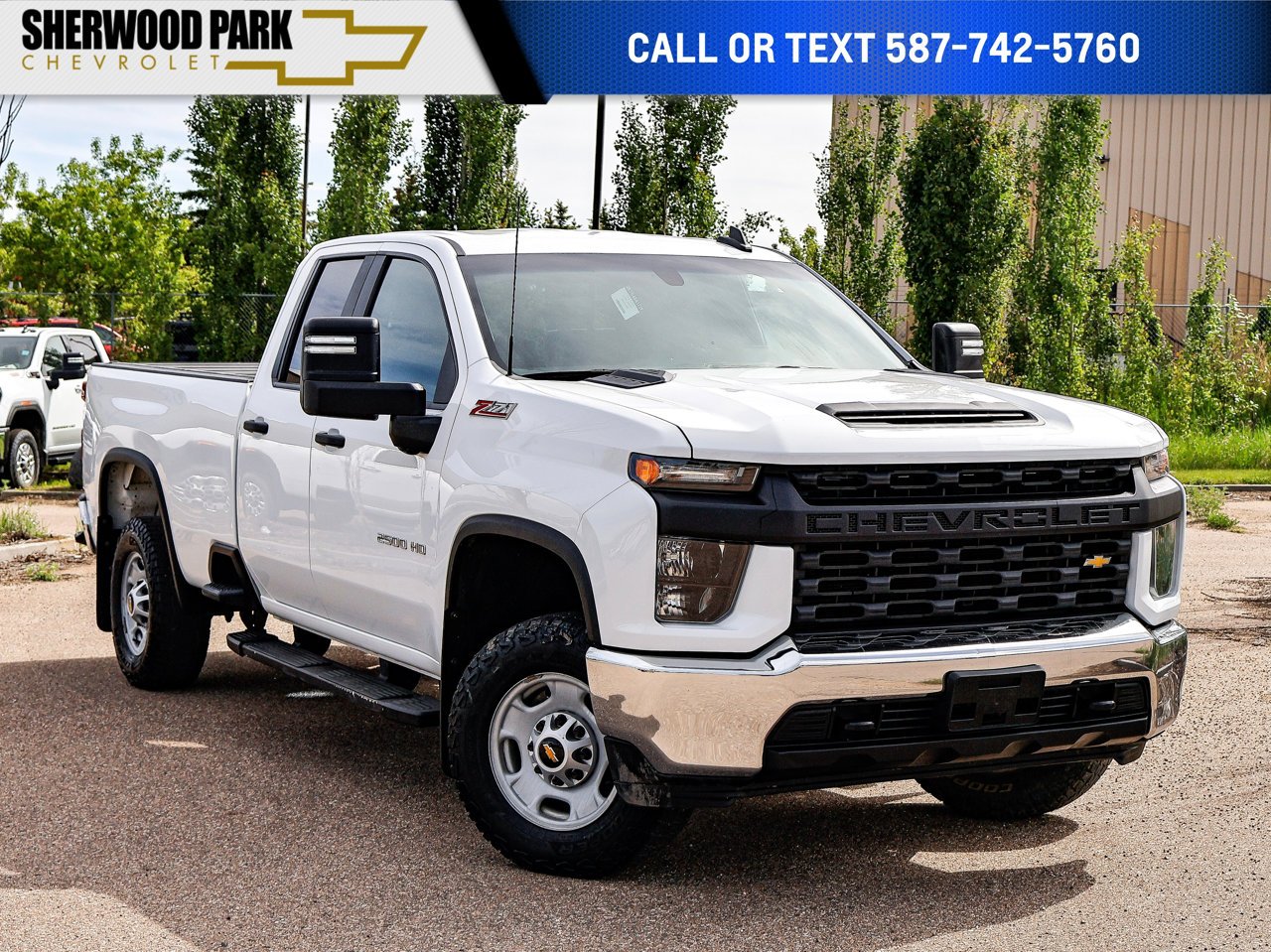 2022 Chevrolet Silverado 2500HD 4WD Double Cab 149 Work Truck White Sherwood Park - photo #0