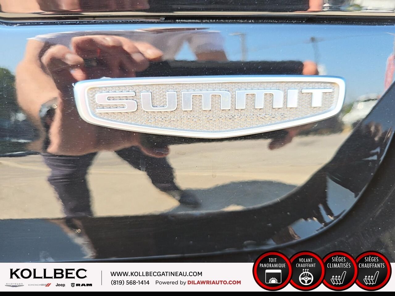 2023 JEEP GRAND CHEROKEE 26961 | Summit Reserve 4x4 Black Gatineau - photo #16